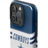 NFL Dallas Cowboys White Striped iPhone 16 Pro Impact Case